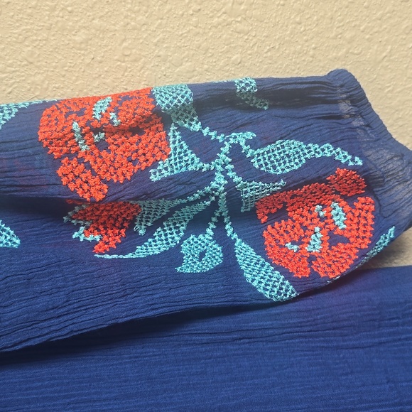 NWOT Trina Turk Embroidered Boho Shift Dress Size 4 - Picture 4 of 11